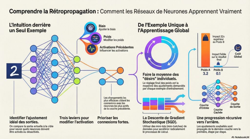 Chapitre 4 - La rétropropagation (comment le gradient est calculé).